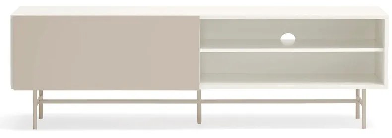 Comodă TV bej-crem 180x56 cm Nube – Teulat