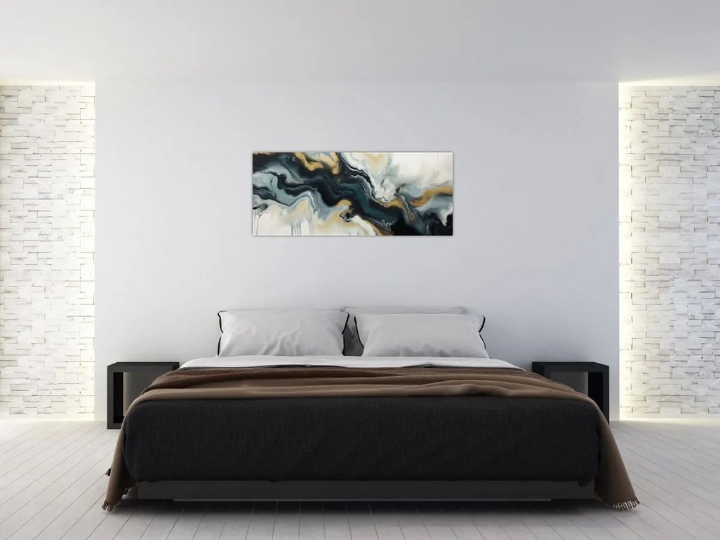 Tablou - Desen marmorat (120x50 cm)