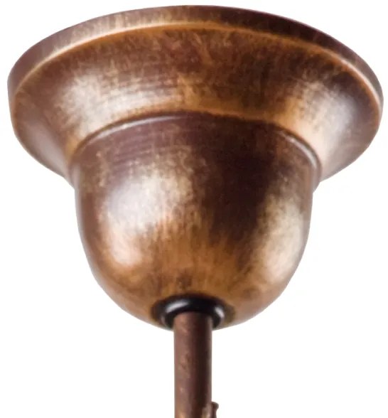 Lustră LED pe tijă Brilagi ANTICO 1xE27/60W/230V bronz patină