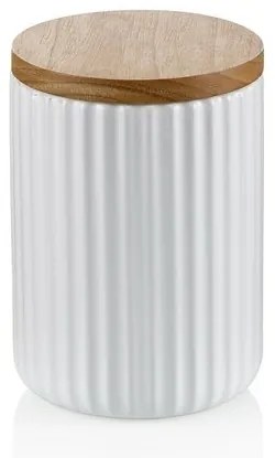Doză ceramică de alimente Kela Maila 0,75 l,alb