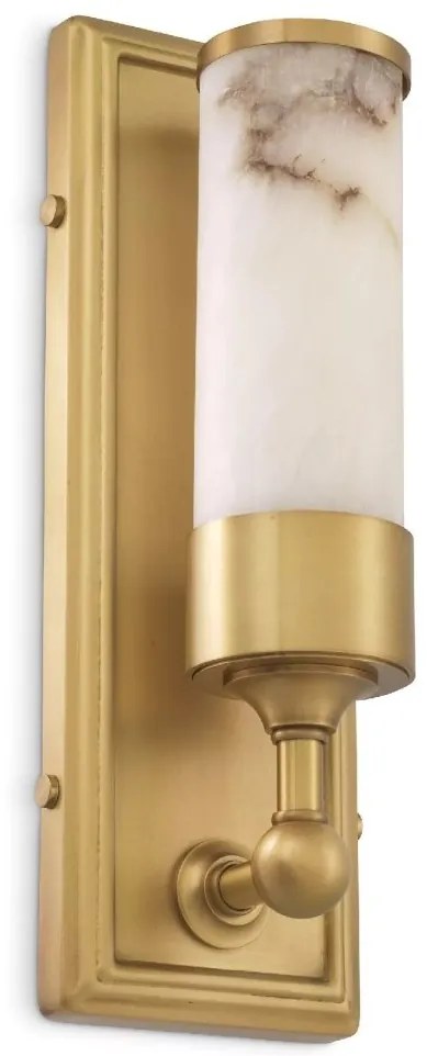 Aplica de perete design LUX Valentine alama antic/ alabastru