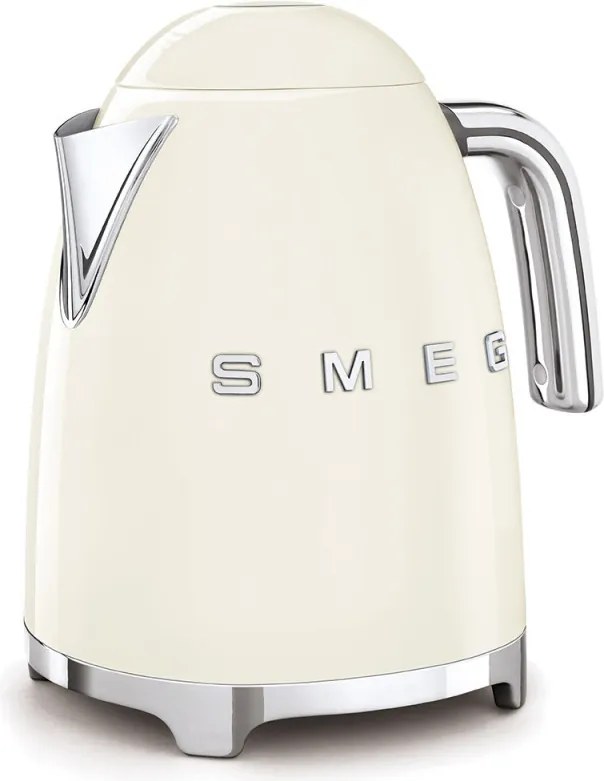 Canaelectrica SMEG KLF03CREU, 2400 W, 1,7 l, Baza rotativa la 360°, Finisaj lucios, Crem
