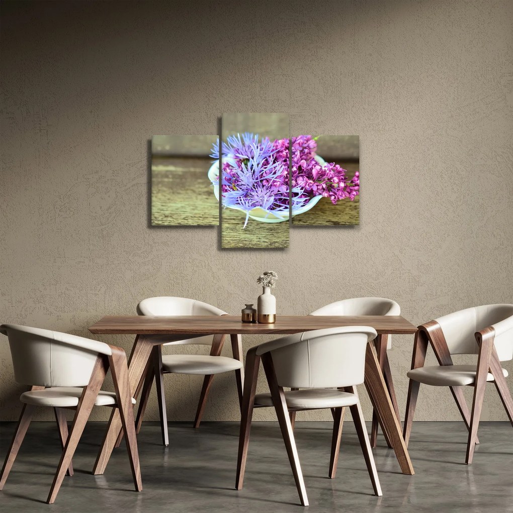 Tablou - plantă violetă (90x60 cm)