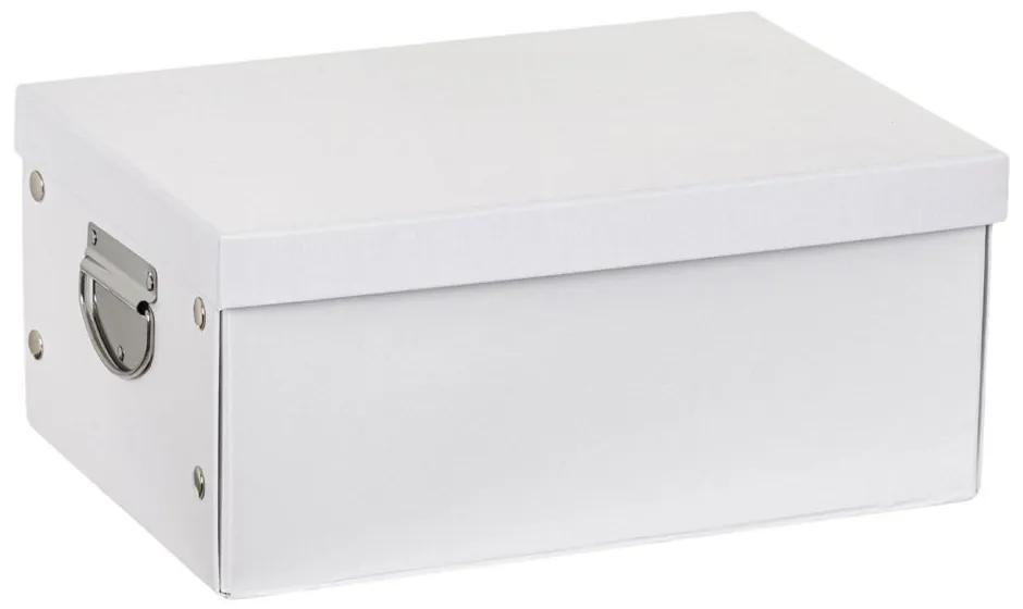 Cutie alba din carton 32x22x14 cm cu capac