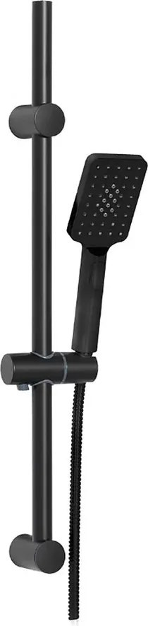 Set de dus cu bara Invena Nyks cu 3 functii negru mat