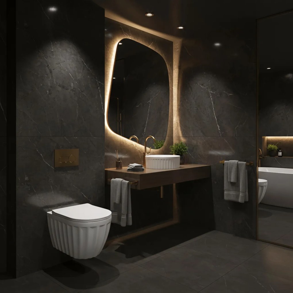 Vas WC suspendat Rea Duo White
