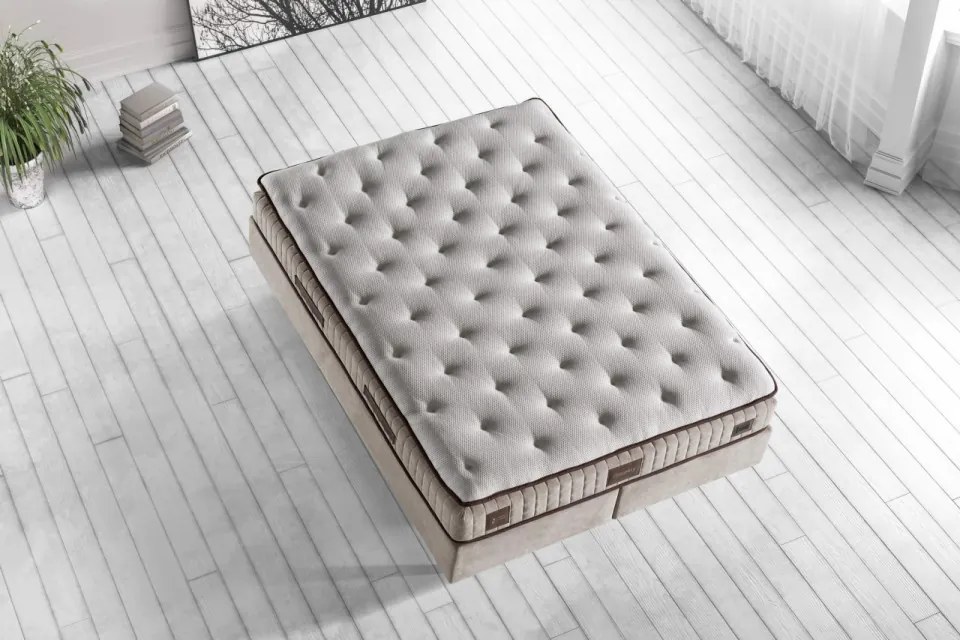 Saltea cu Arcuri Majesty, 140x200 cm, Topper Inclus