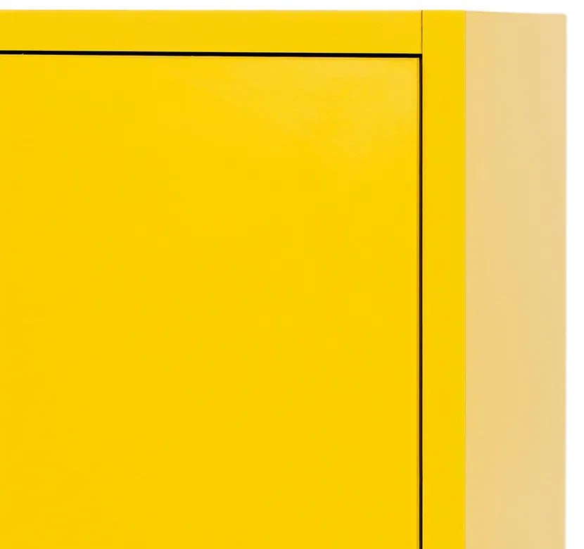 Boxie 1 ușă dulap de perete 40x40x37 cm galben