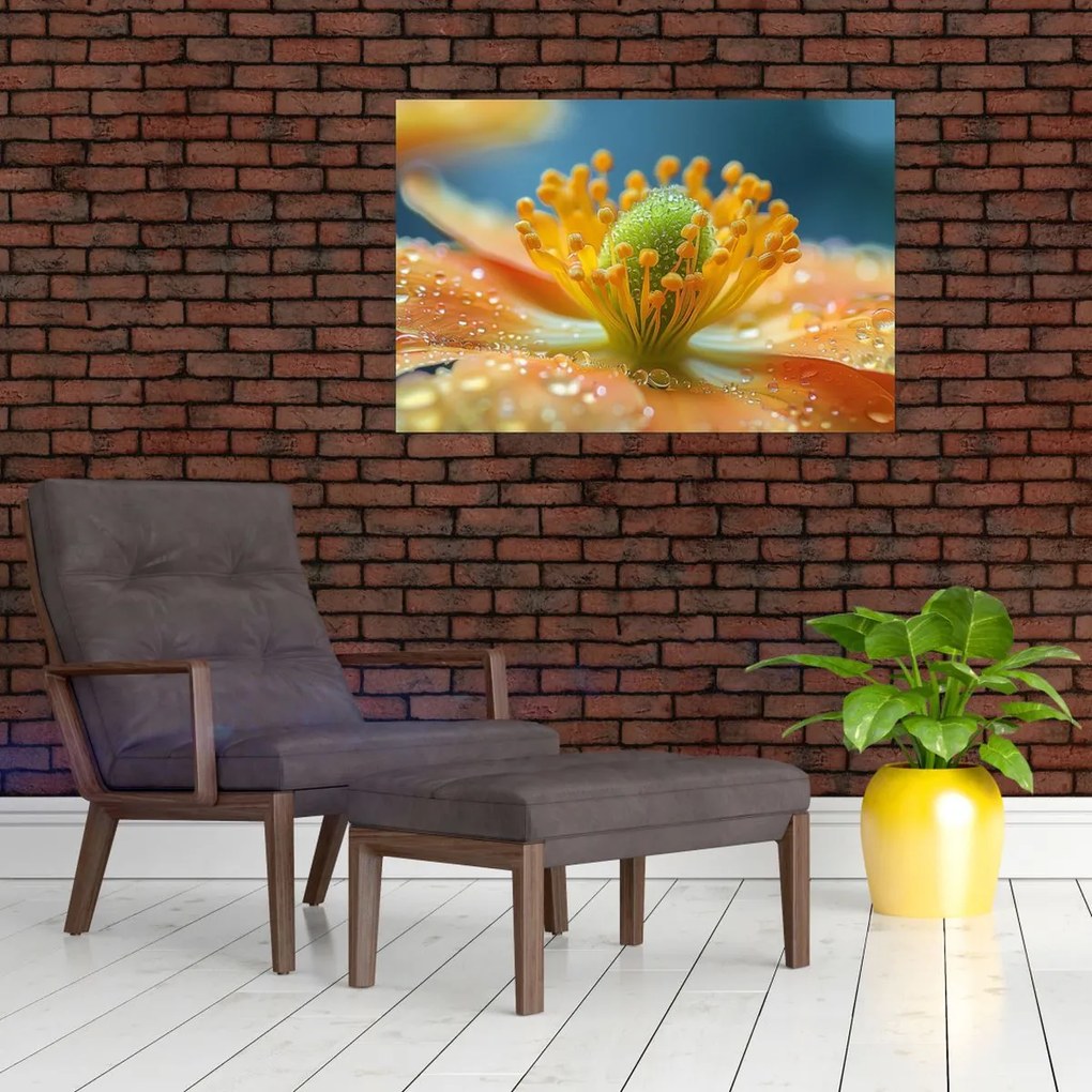 Tablou - Detaliu de floare (90x60 cm)