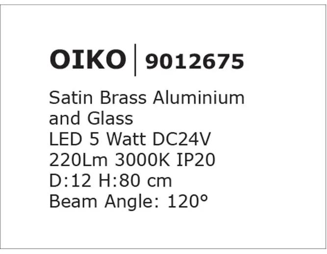 Lustra din sticla pentru profil magnetic OIKO