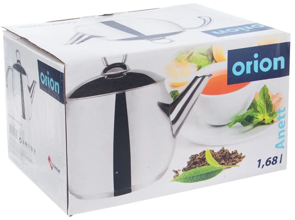 Ceainic Orion Anett, din inox, 1,68 l