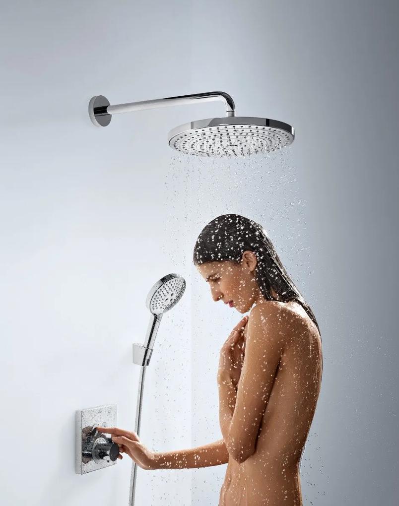 Baterie dus termostatata Hansgrohe Shower Select cu montaj incastrat si 2 iesiri, crom - 15763000
