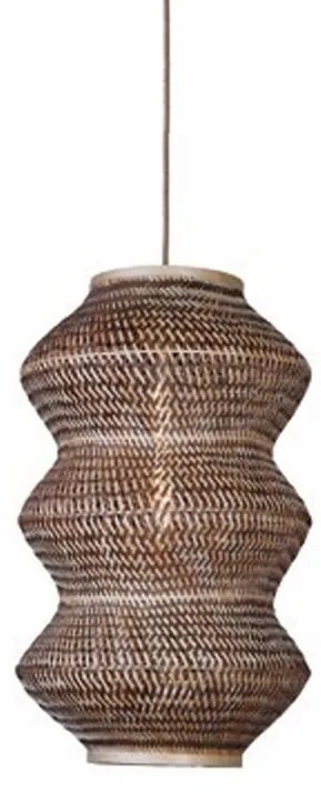 Lustra suspendata Eco, Bambus, Barbados natural/brown, XL