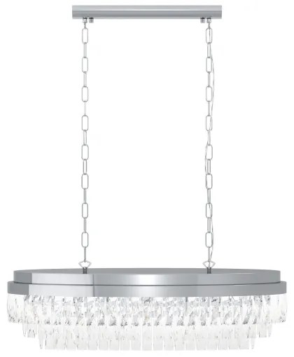 Lustră pe lanț VALPARAISO 10xE14/40W/230V crom lucios Eglo 39494