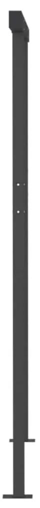 Copertina retractabila automat cu stalpi, crem, 3x2,5 m Crem, 3 x 2.5 m