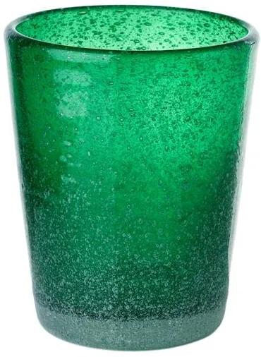 Pahar sticla Bubble verde Pols Potten