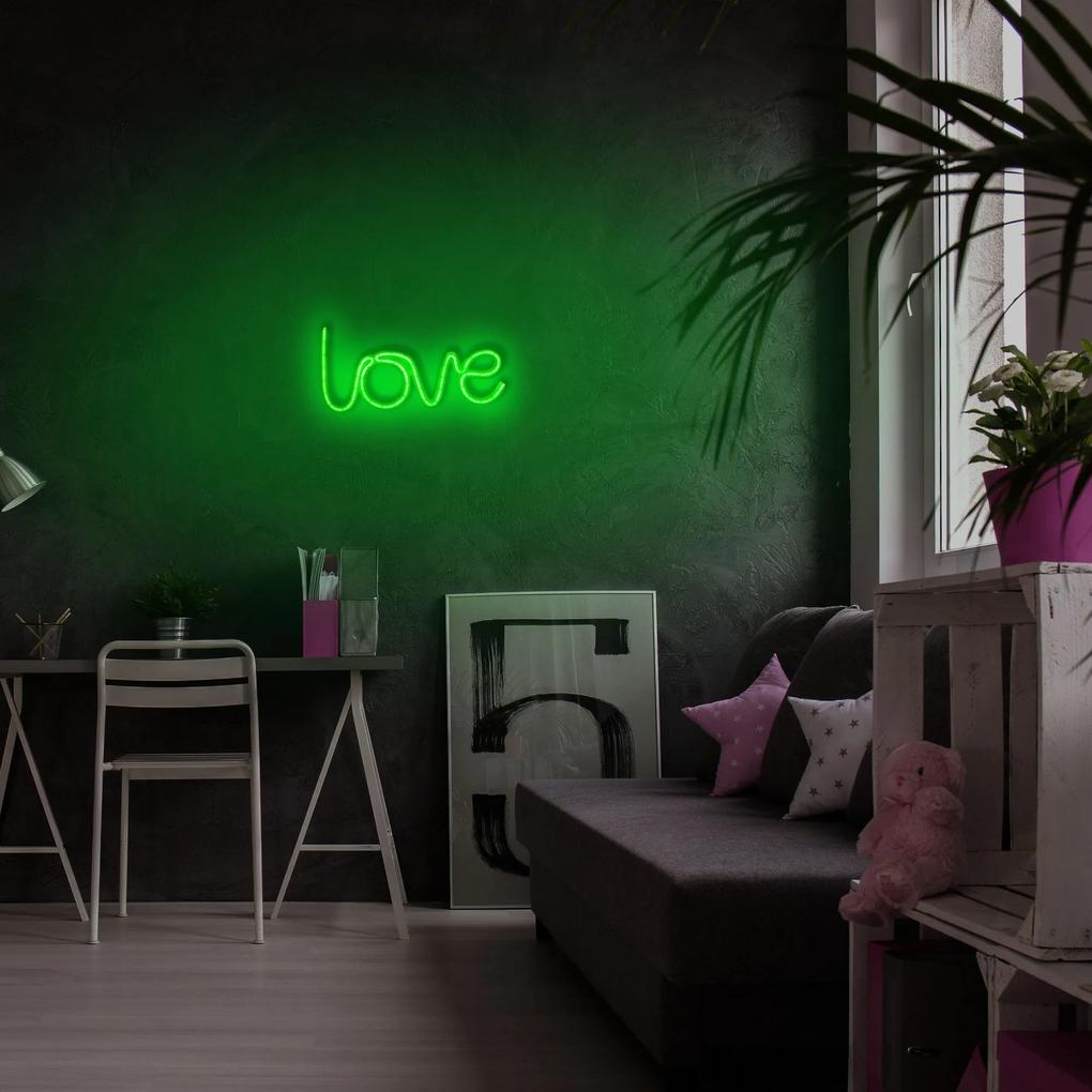 Aplica de Perete Neon Love, Verde