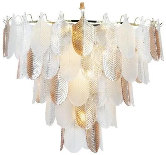 Lustră pe lanț MAXLIGHT P0418 ARWENA 15xE14/40W/230V d. 80 cm auriu