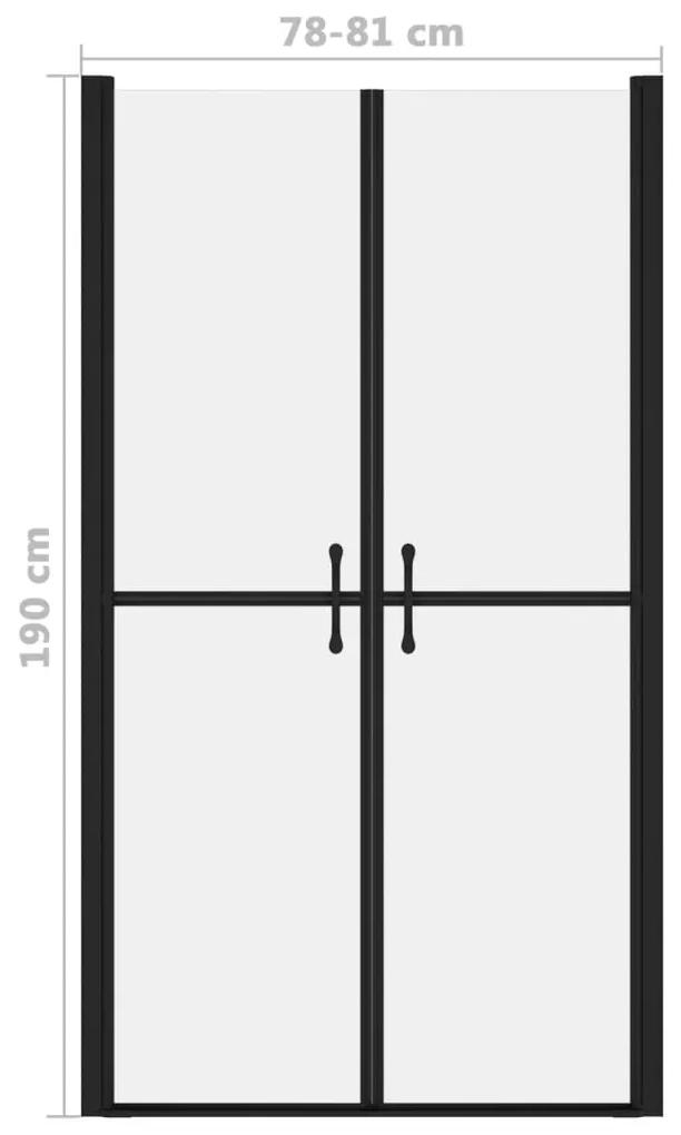 Usa cabina de dus, mata, (78-81)x190 cm, ESG Negru, 81 x 190 cm, Mat