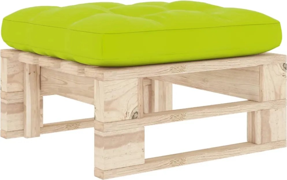 vidaXL Taburet de grădină din paleți, lemn de pin tratat