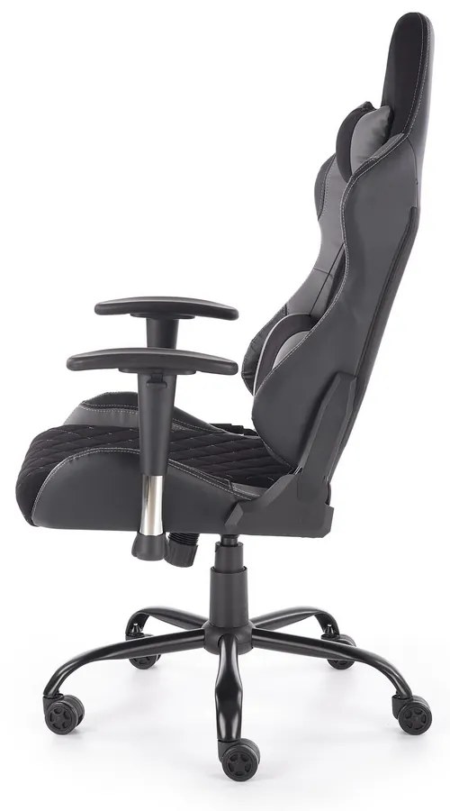 Scaun gaming Drake, negru/gri