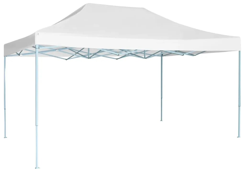 vidaXL Cort de petrecere pliabil profesional, alb, 280x410x315 cm, oțel