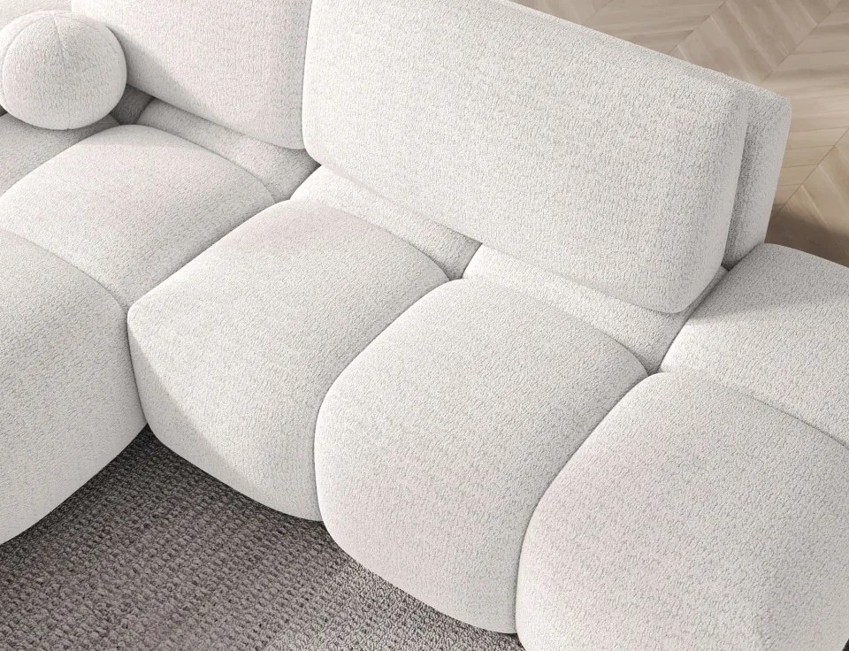 Colțar Vittario extensibil, 227x170x95 cm, orientare stânga – Royal 01
