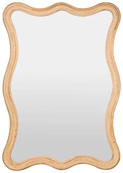 Atmosphera - Oglindă de perete MAGGIE 100x70 cm ratan