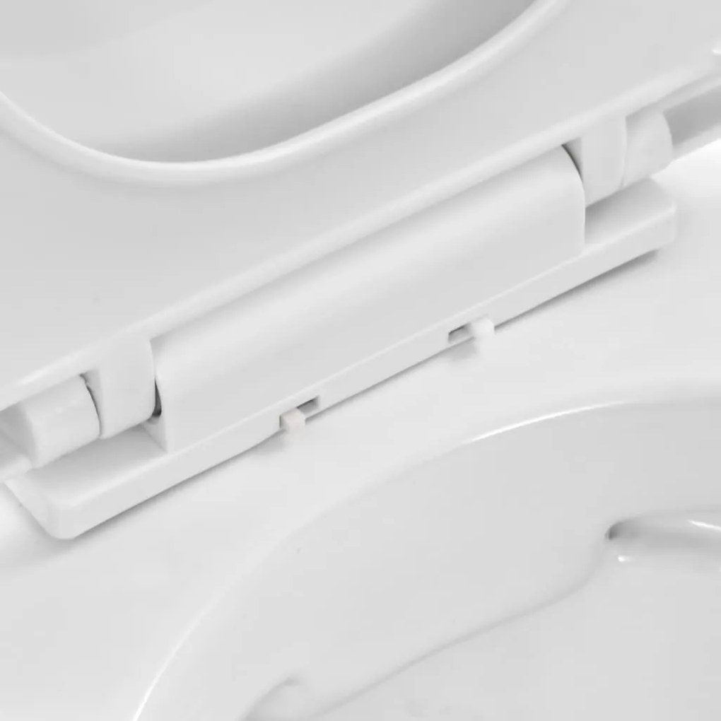 Vas WC suspendat fara rama, alb, ceramica Alb