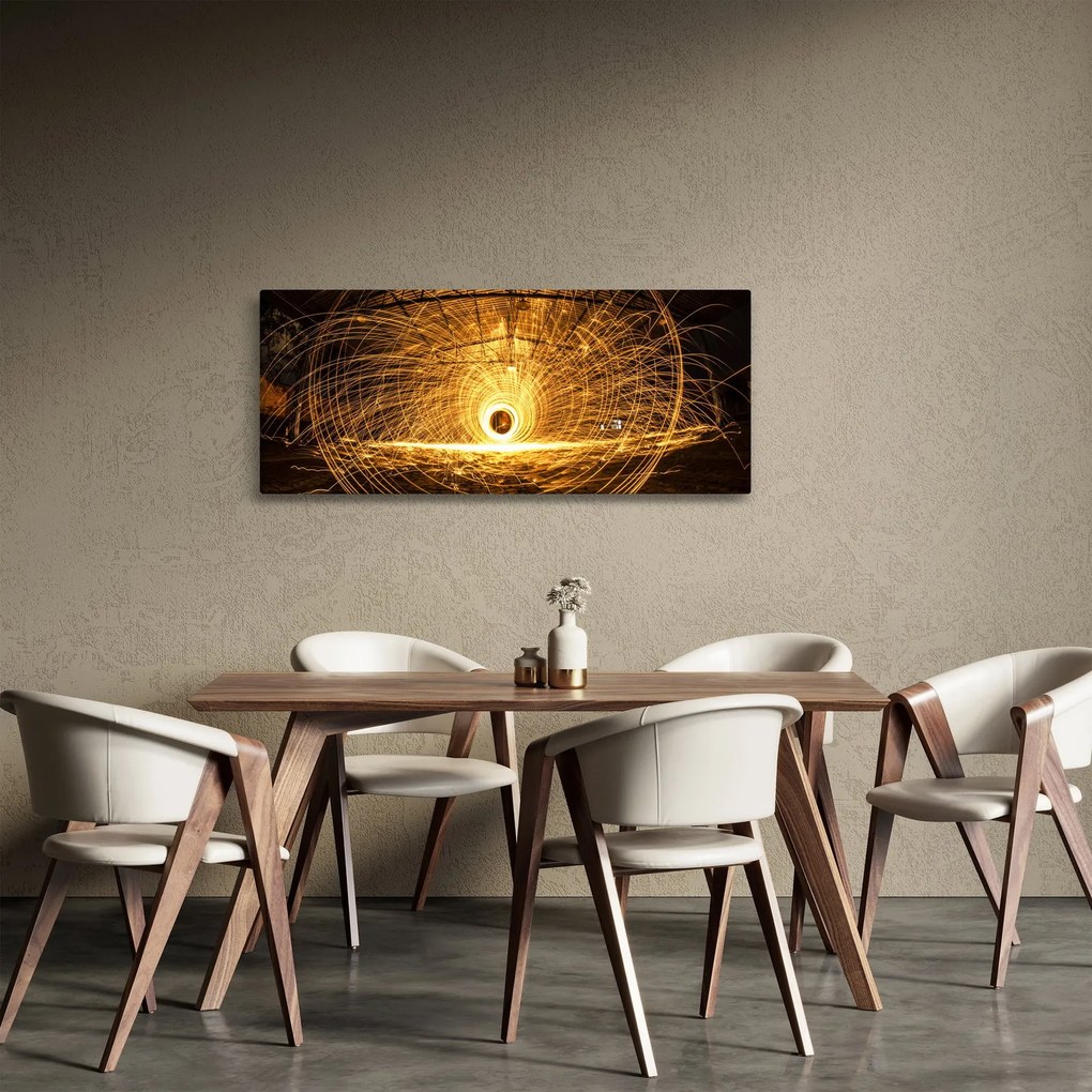 Tablou - Disc luminos (120x50 cm)
