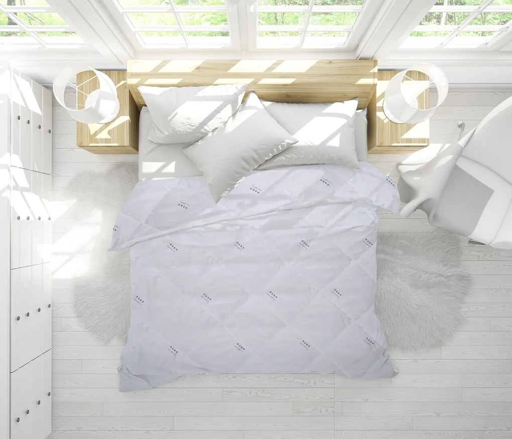 Pilota Alcam, Lavender Dusk microfibra matlasata, 140x200 cm, 250g/mp