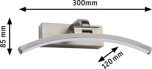 Paulmann 95559 - LED/6W Lampă pentru tablouri BENTO 230V 30 cm alamă