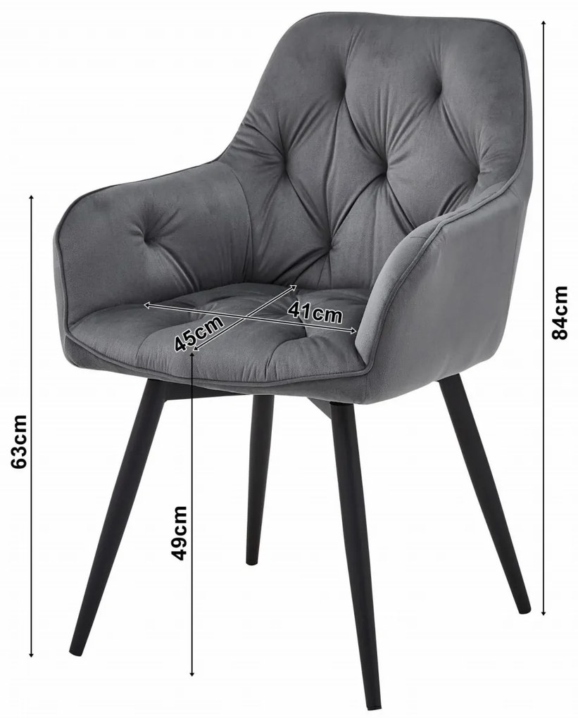 Scaun de masa rotativ JORK360 VELVET, bej