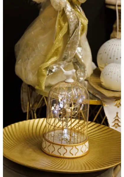 Decorațiune LED de Crăciun 12xLED/3xAAA alb cald