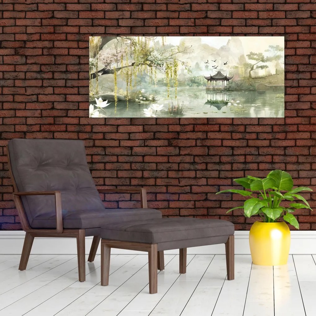 Tablou - Lac Chinezesc (120x50 cm)