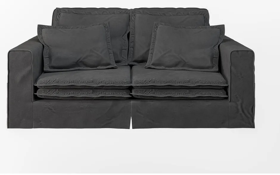 Canapea gri antracit 196 cm Nora – Ropez