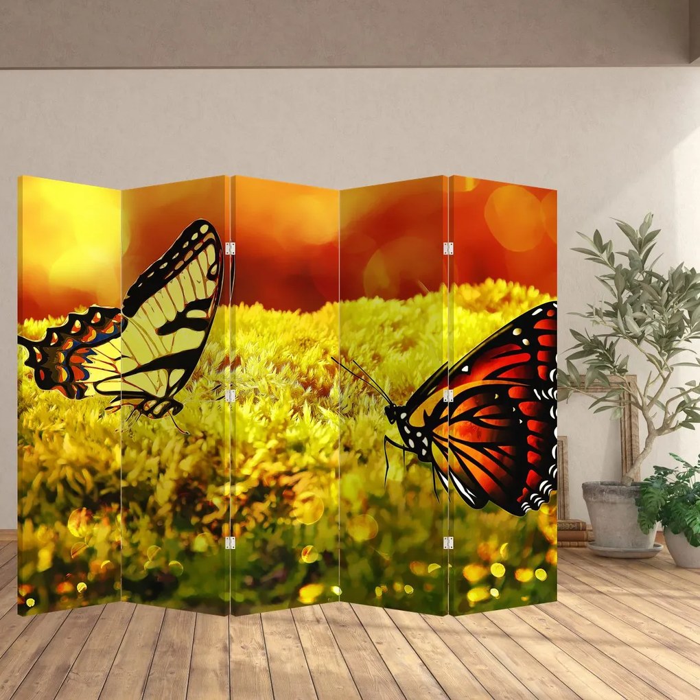 Paravan - Fluturi (210x170 cm)