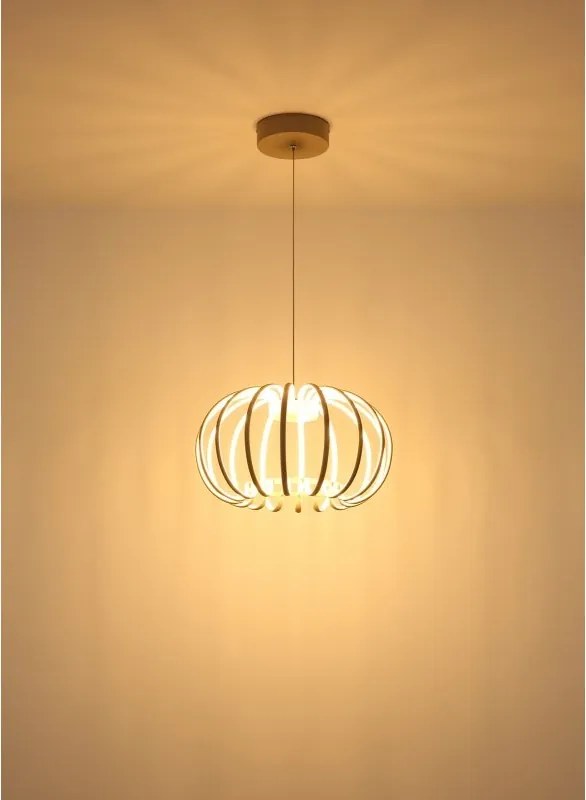 Lustra LED suspendata moderna RIBBON nisip