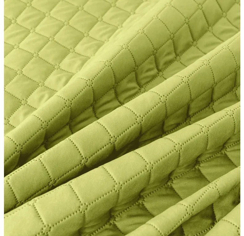 Cuvertura de pat cu model LANTA, fistic Dimensiune: 220 x 240 cm
