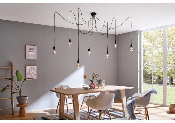 Paulmann 50390 - Lustră pe cablu NEORDIC 7xE27/20W/230V