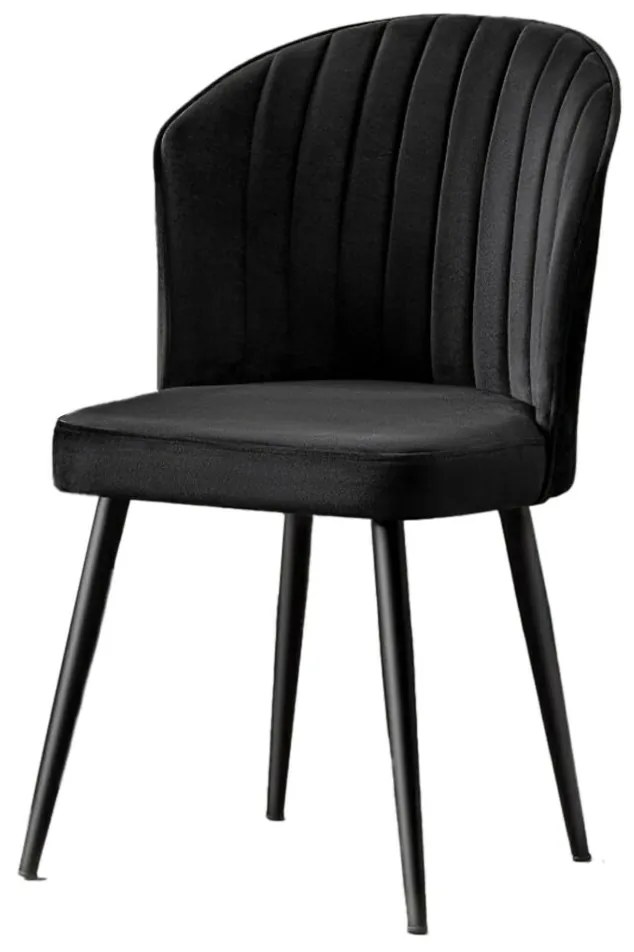 Set de scaune de sufragerie Rubi Black, 2 buc.