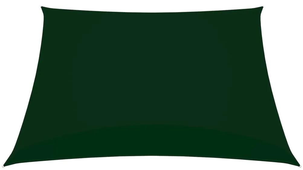 Parasolar, verde inchis, 4,5x4,5 m, tesatura oxford, patrat Morkegronn, 4.5 x 4.5 m