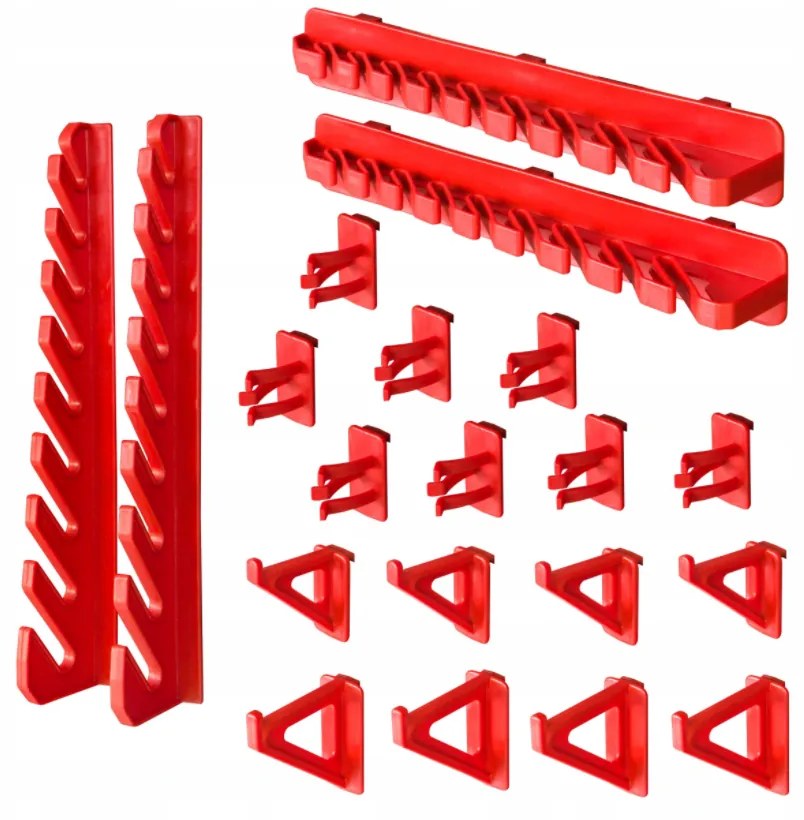 Perete pentru unelte 78x39cm + 6 cutii RED