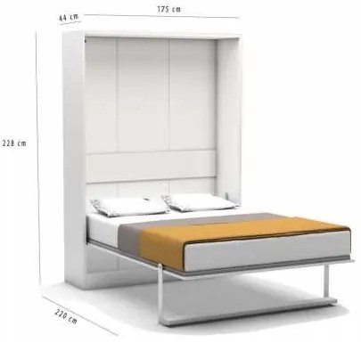 Pat Rabatabil Dublu cu somiera inclusa - Royal XL 160 Bed(Royal Double 160) - (160 X 200)