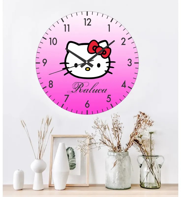 Ceas de perete Hello Kitty