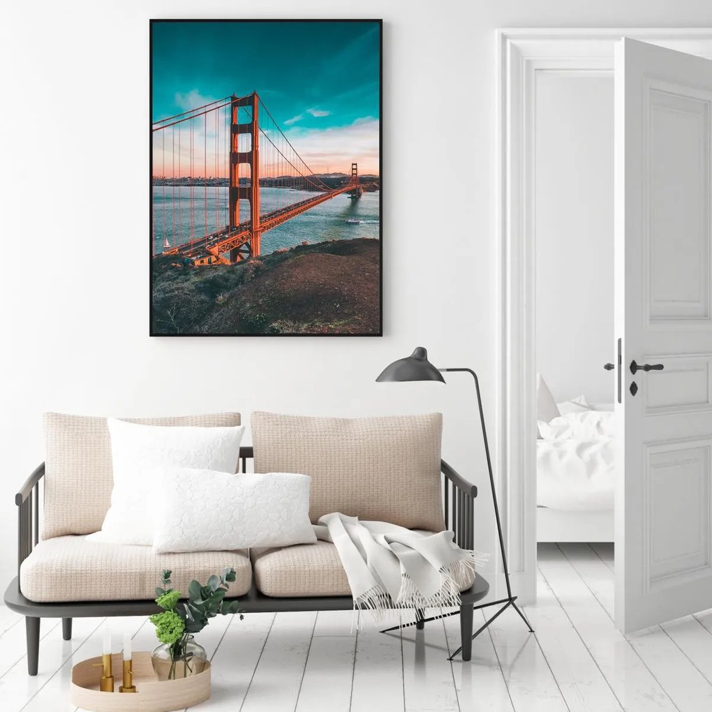 Poster - Golden Bridge (A4)