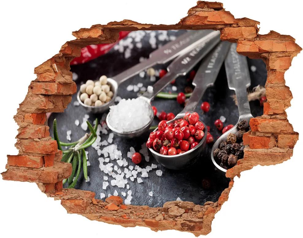 Autocolant un zid spart cu priveliște Ierburi și condimente