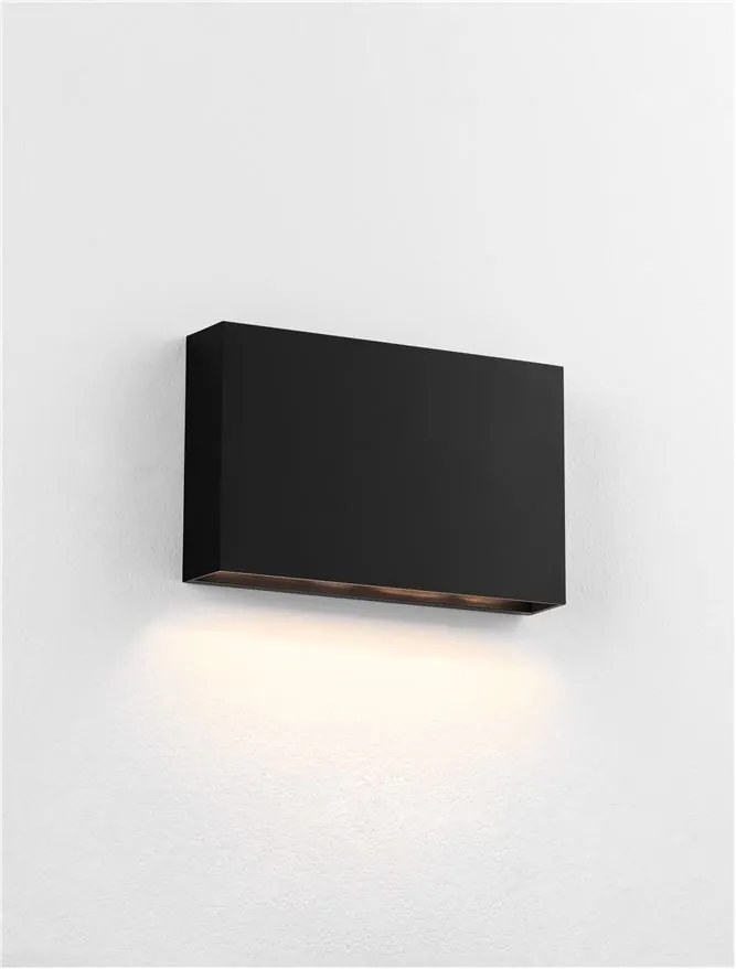 Aplica LED iluminat exterior ambiental IP65 YOKO negru