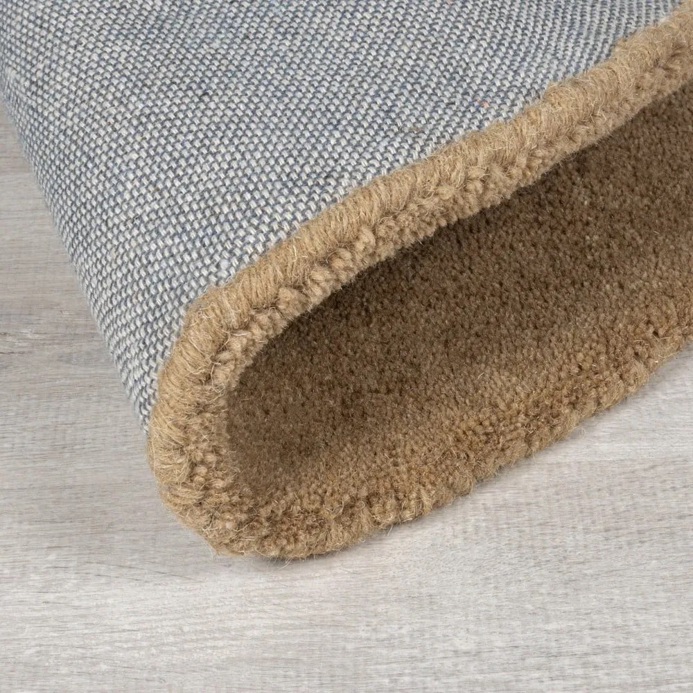 Covor grej țesut manual din lână 160x230 cm Mia Ellipse – Flair Rugs