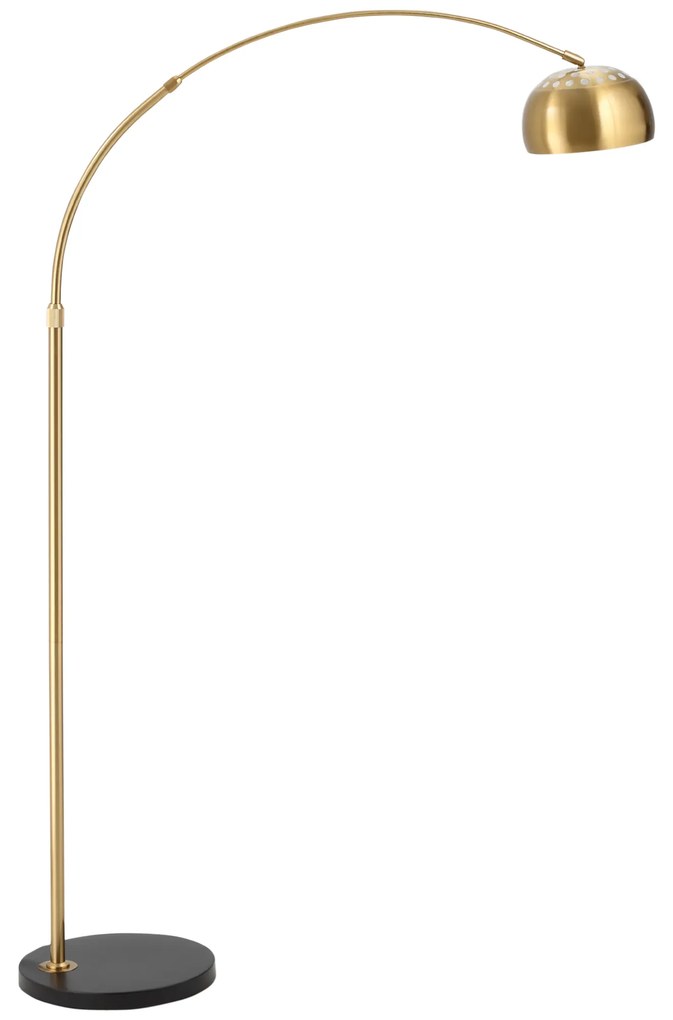Lampa de podea cu abajur, 30x100x167cm, aurie HOMCOM | Aosom RO